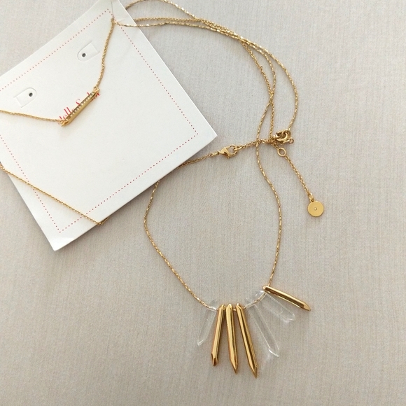 NWT Stella & Dot Rebel Cluster Necklace 3 ways - Picture 2 of 8